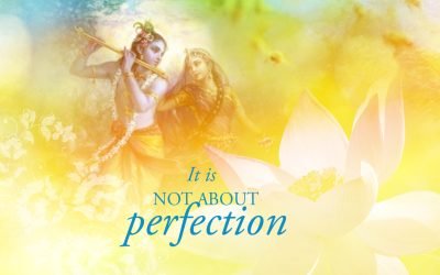 It is not about perfection
